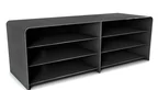 Stylisches Stahl Sideboard mit 6 Fächern gefertigt