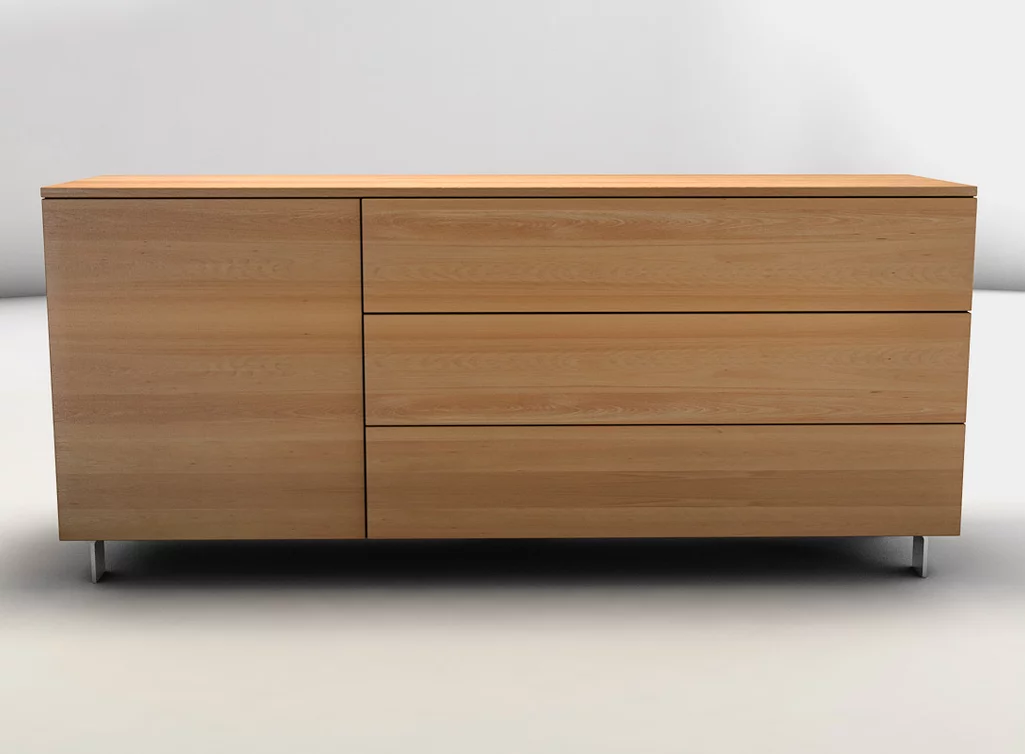 Buche Massivholz Sideboard nach Maß gefertigt - LHR