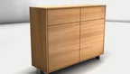 Echtholz Buchen Highboard nach Maß gefertigt - MRS