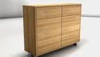 Highboard Eiche massiv nach Maß gefertigt - MRS