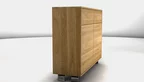 Wohnzimmer Highboard mit verschiedenen Griffen und Füßen erhältlich