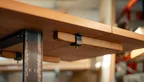 Befestigung für massivholz Buche Esstisch Verlängerung