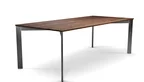 Tisch nach Maß Nussbaum astfrei 2cm massiv