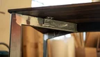 Selbsttragendes Tischgestell aus Stahl mit einer Profilstärke von 2x8cm