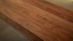 Detailansicht Nussbaumholzplatte in ast- und splintfreier Qualität - 2cm