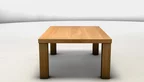 Echtholz Buche Couchtisch massiv ACA-848-C