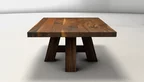 Nussbaum Holztisch für Deine Couch im klassischen Landhaus Stil