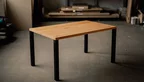 Esstisch Kernbuche Massiv mit Verlängerung Modell DLH949-T