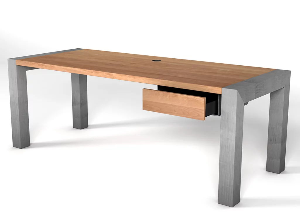 PC Tisch Holz aus Buche in astfreier premium Qualität gefertigt PC Tisch Holz aus Buche in astfreier premium Qualität gefertigt