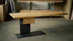 Büro Schreibtisch in massivem Eichenholz Ast Modell AFL 2452