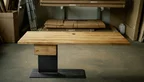 Moderner Schreibtisch aus Holz Eiche