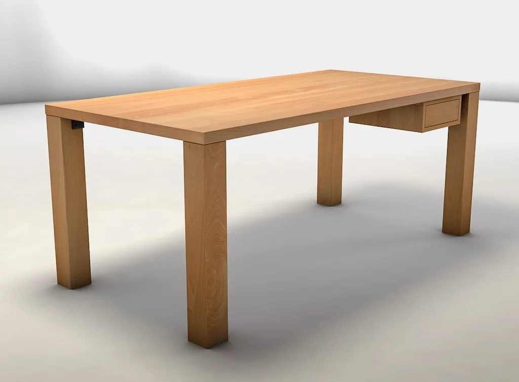 Schreibtisch Buche massiv - Modell ACA848-ST