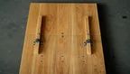 Tischverlängerung mit Holz Steckarme und Muffen für SWR9T Tischgestell