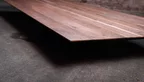 Nussbaum Tischplatte 200x90cm mit Facettenkante