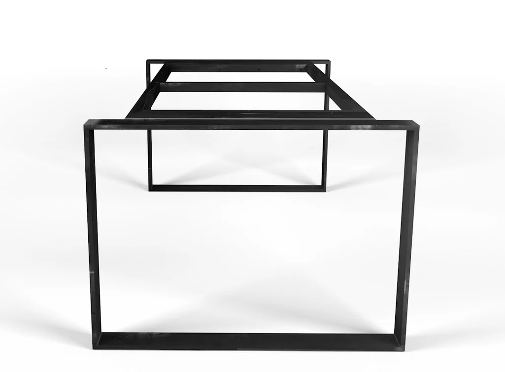 demontierbares Stahlband Tischgestell aus 10x1 demontierbares Stahlband Tischgestell aus 10x1