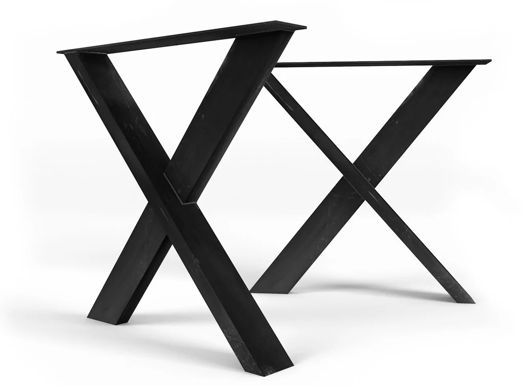 Tischgestell Kreuz Stahl nach Maß MAC101 Tischgestell Kreuz Stahl nach Maß MAC101