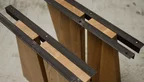 Tischwangen Detail Befestigungswinkel