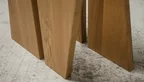 Detailansicht Eiche Esstischwangen