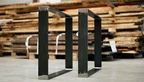 Stahlkufen aus industriellen Rohstahl Flachband-Profilen SWR8T