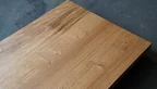 Tischplatte Eiche astig 150x80cm aufgedoppelt