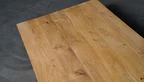 Tischplatte Eiche astig mit Schweizer Kante 150x80cm