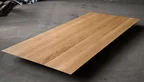 Tischplatte Eiche mit Facettenkante astfrei 240x110c,
