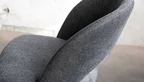 Esszimmer Drehstuhl Detailansicht der Sitzschale