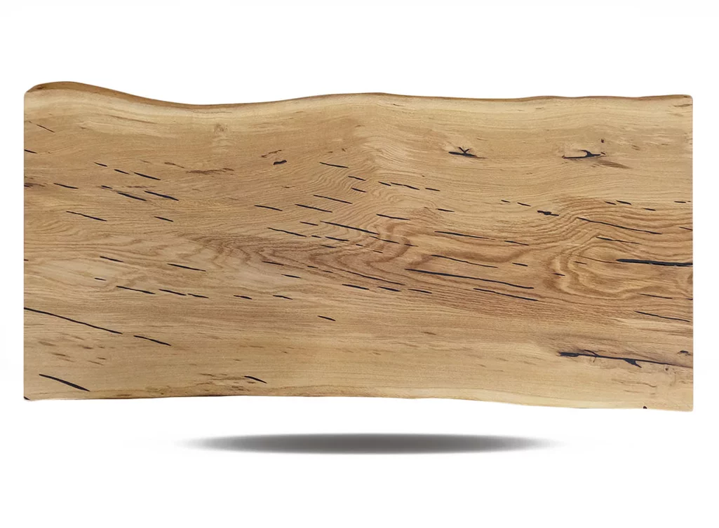 Baumscheibe Eiche Unikat Nr.301 vollmassiv 180cm lang
