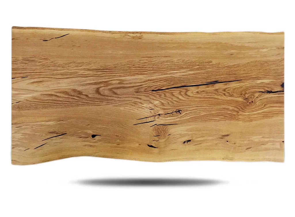 Baumscheibe Eiche Unikat Nr.301 vollmassiv 180cm lang