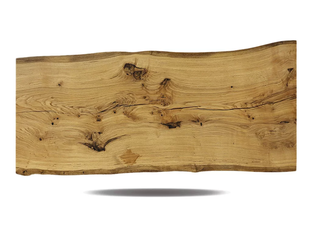 Holz Baumscheibe aus Eiche mit einer Länge von 196cm, Unikat Nr. 305